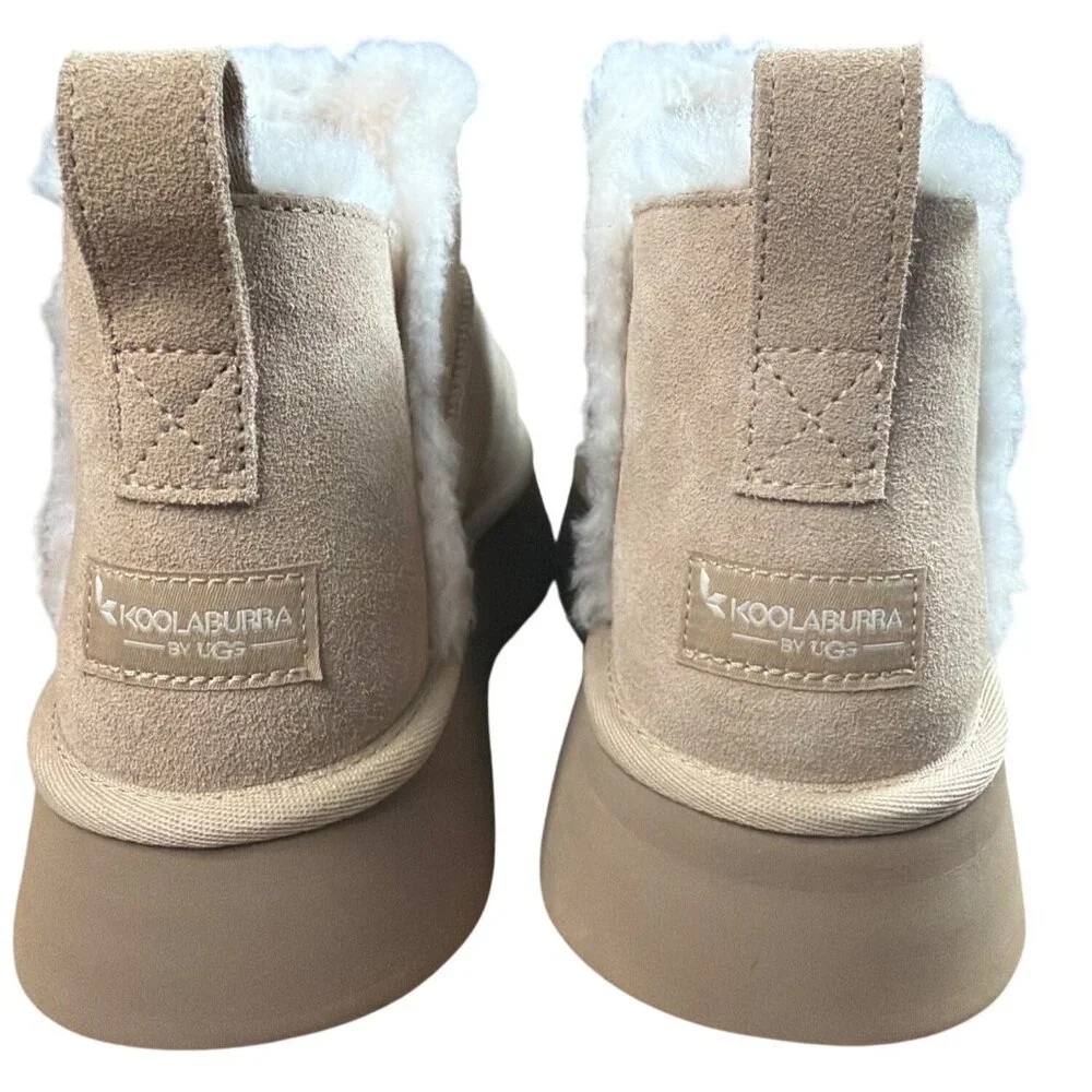 Koolaburra by UGG Koola Ultra Mini Platform Sand Boots Size 10 - Picture 12 of 14